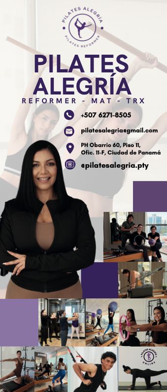 Pendón de Gran Formato Pilates Alegría
