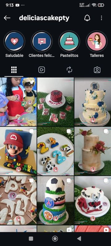 Social Media Feed Delicias Cake PTY